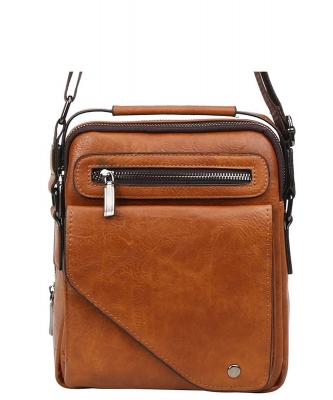 Fashion Messenger Crossbody Bag C51095-C BROWN